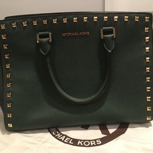 Michael Kors Selma Stud Medium Satchel